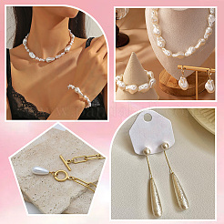 100 шт. Абс пластик имитация жемчуга бусины&nbsp;OACR-LT0001-06