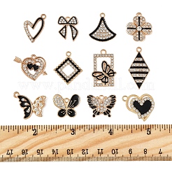 24шт 12 стиля подвески из сплава с эмалью&nbsp;ALRI-FS0001-05