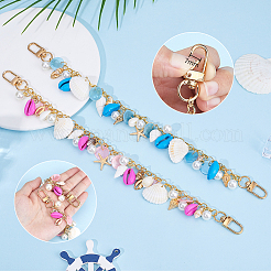 2 шт. латунные цепи удлинители для сумок&nbsp;HJEW-PH02319