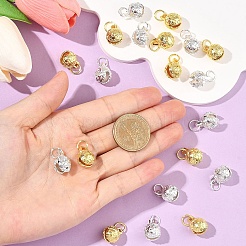 10шт 2 цвета латунные подвески&nbsp;KK-YW0004-34