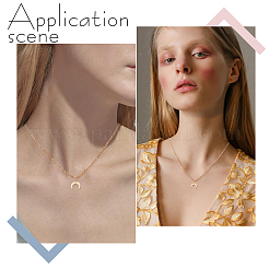 12 шт. ожерелья из нержавеющей стали 304 толщиной 2 мм&nbsp;NJEW-BBC0001-02