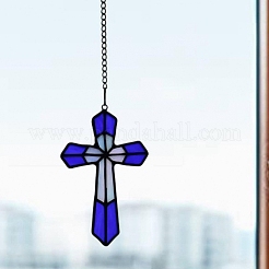 Крест акриловые подвесные украшения&nbsp;PW-WG11730-01
