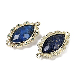 Окрашенный натуральный лазурит ограненные звенья конский глаз&nbsp;G-B126-02G-08