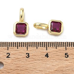 Латунные микро проложить кубического циркония подвески&nbsp;KK-G555-21G-B