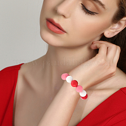 Круглые силиконовые фокусные бусины&nbsp;SIL-SP0001-16B