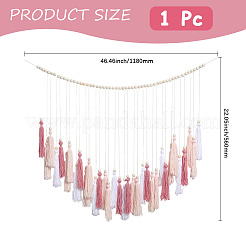 Хлопковые кисточки настенные украшения&nbsp;HJEW-WH20020-002A