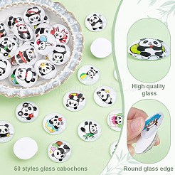 1 набор стеклянных кабошонов&nbsp;GGLA-PH0001-65H