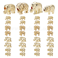 40 шт. 4-х стилевые бусины из сплава для покрытия стойки&nbsp;FIND-PH0002-72-RS-WH