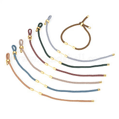 7шт 7-цветный плетеный нейлоновый шнур для изготовления браслета&nbsp;MAK-TA0001-31