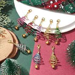 Рождественская елка с подвеской из алюминиевой проволоки&nbsp;HJEW-JM01975