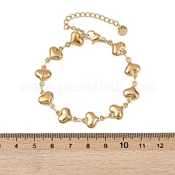 Браслеты из нержавеющей стали 304 для женщин&nbsp;LS-BJEW-Z136-01G