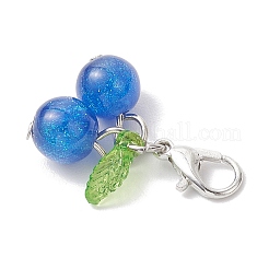 Имитация кошачьего глаза из смолы и акрила подвесные украшения&nbsp;HJEW-JM03888-02