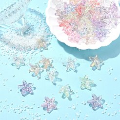 100 шт. Прозрачные акриловые бусины&nbsp;MACR-CJ0002-24