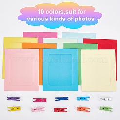 2 комплект вертикальных прямоугольных рамок для картин&nbsp;HJEW-GF0001-27