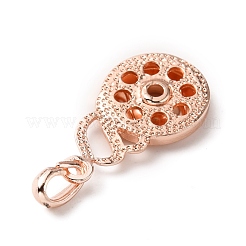 Подвеска из сплава с защелкой для сменных подвесок для изготовления ювелирных изделий&nbsp;FIND-WH0117-47RG