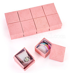 Прямоугольные бумажные подарочные коробки для ювелирных изделий CON-TAC0010-91D