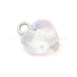 Прозрачные стеклянные подвески&nbsp;PALLOY-JF04114-02