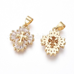 Латунные микро проложить кубического циркония подвески&nbsp;LS-ZIRC-I032-10G