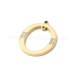 Подвески из нержавеющей стали 304 с микропаве из кубического циркония&nbsp;STAS-P431-21G