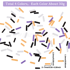 120 г 4-цветные бусины из полимерной глины ручной работы на тему Хэллоуина&nbsp;CLAY-SC0002-09