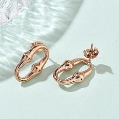 6 пара сережек-гвоздиков из нержавеющей стали 304&nbsp;EJEW-C180-01