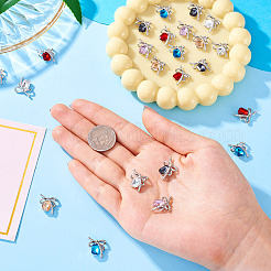 Кабошоны из сплава 24шт 6 цветов&nbsp;MRMJ-TA0001-39