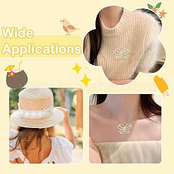 8 шт. АБС-пластик имитация жемчужных бусин украшения аксессуары&nbsp;DIY-CJ0003-23