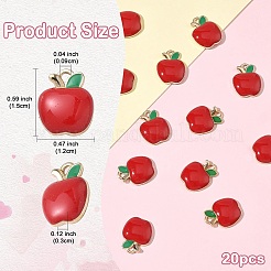 Подвески из эмали из сплава 20 шт.&nbsp;ENAM-YW0006-68