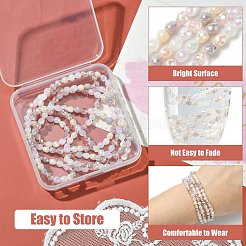 2 нити гальванизированные стеклянные бусины нити&nbsp;GLAA-CJ0002-67