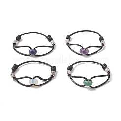 Браслеты из бусин с натуральными и синтетическими драгоценными камнями для женщин&nbsp;BJEW-JB13225