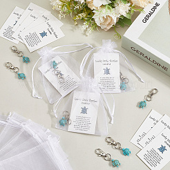 1 коробка подвеска в виде черепахи из смолы&nbsp;HJEW-CP0001-26