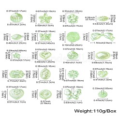 100шт 20 стиля акриловые бусины&nbsp;FIND-CJ0002-75