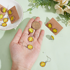 10 пара бейсбольных серег из нержавеющей стали и стекла в 2 стилях&nbsp;EJEW-ME0001-17