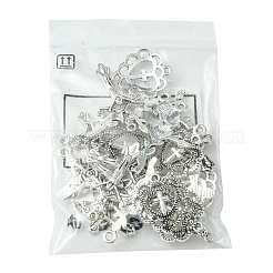 24шт 4 стиля подвески из сплава в тибетском стиле&nbsp;TIBE-FS0001-18