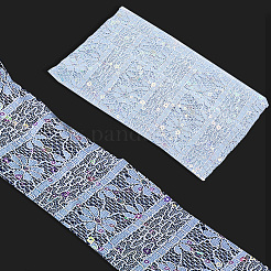 5 ярд полиэстеровых цветочных кружевных лент с пайетками&nbsp;OCOR-GF0005-24E