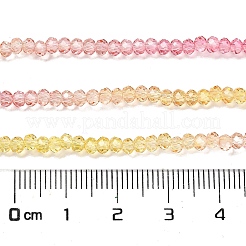 Прозрачные окрашенные стеклянные бусины&nbsp;LS-DGLA-A034-T2mm-A07