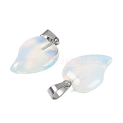 Опалитовые сердечные подвески&nbsp;G-H073-03P-16