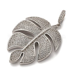 Латунные микро проложить кубического циркония подвески&nbsp;KK-U076-07P