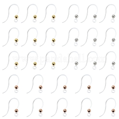 10 шт. прозрачные крючки для сережек из смолы&nbsp;FIND-YW0006-98G