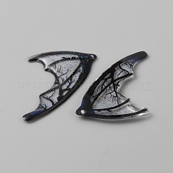 Полупрозрачные подвески из блестящей пудры из смолы&nbsp;RESI-TAC0018-18G