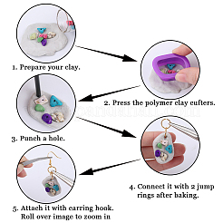 Пластиковые пластилиновые инструменты&nbsp;DIY-WH0308-404B