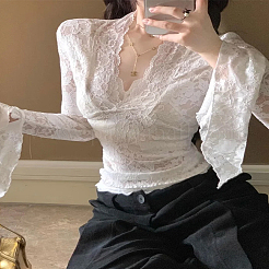 2 шт. двухцветная эластичная кружевная отделка из полиэстера&nbsp;OCOR-LP0002-86