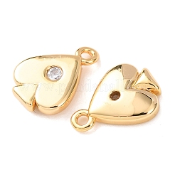 Латунные микро проложить кубического циркония подвески&nbsp;KK-A284-08G