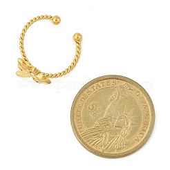 Кольца-манжеты из нержавеющей стали 304 с кристаллами и стразами для женщин&nbsp;LS-RJEW-G338-02G