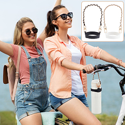 2шт. 2-цветный силиконовый ремешок для ручки чашки AJEW-PH0011-90