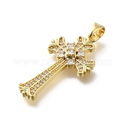 Латунные микро проложить кубического циркония подвески&nbsp;KK-Q066-38G