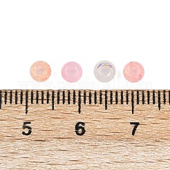 Разноцветные круглые стеклянные бусины с имитацией кошачьего глаза&nbsp;LS-SEED-NH0003-01A-07