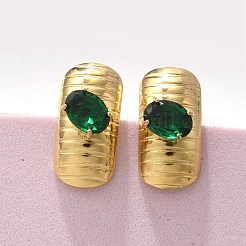 Серьги-гвоздики из латуни&nbsp;EJEW-D302-03G-05