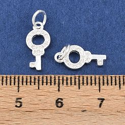 925 подвеска-ключ из стерлингового серебра с прозрачными кубическими цирконами&nbsp;STER-A049-07S