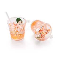 Большие подвески из прозрачной смолы&nbsp;RESI-TAC0019-04E